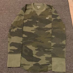 Green camp Hollister shirt